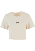 TOO UGLY Cropped Top in Beige – Vorderseite